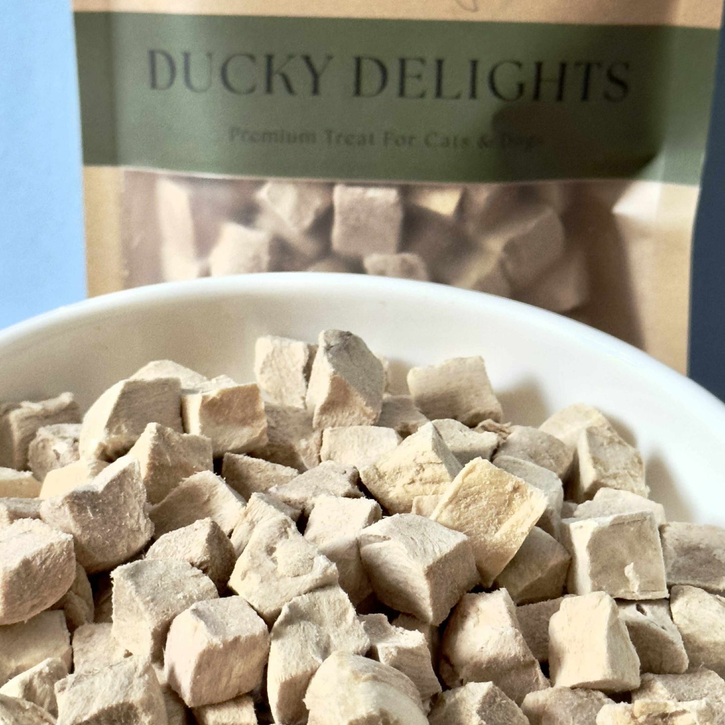 "Ducky Delights" 100% Freeze-Dried Duck Meat- 40g pouch - 95noo5