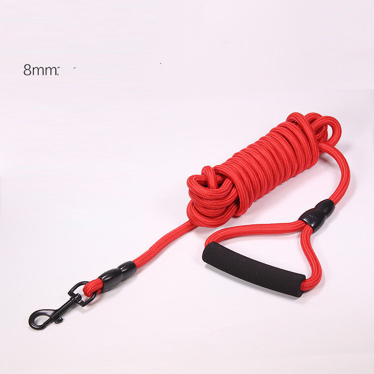 Dog Walking Traction Rope Lengthened And Bold Dog Training Running Traction Rope - 95noo5