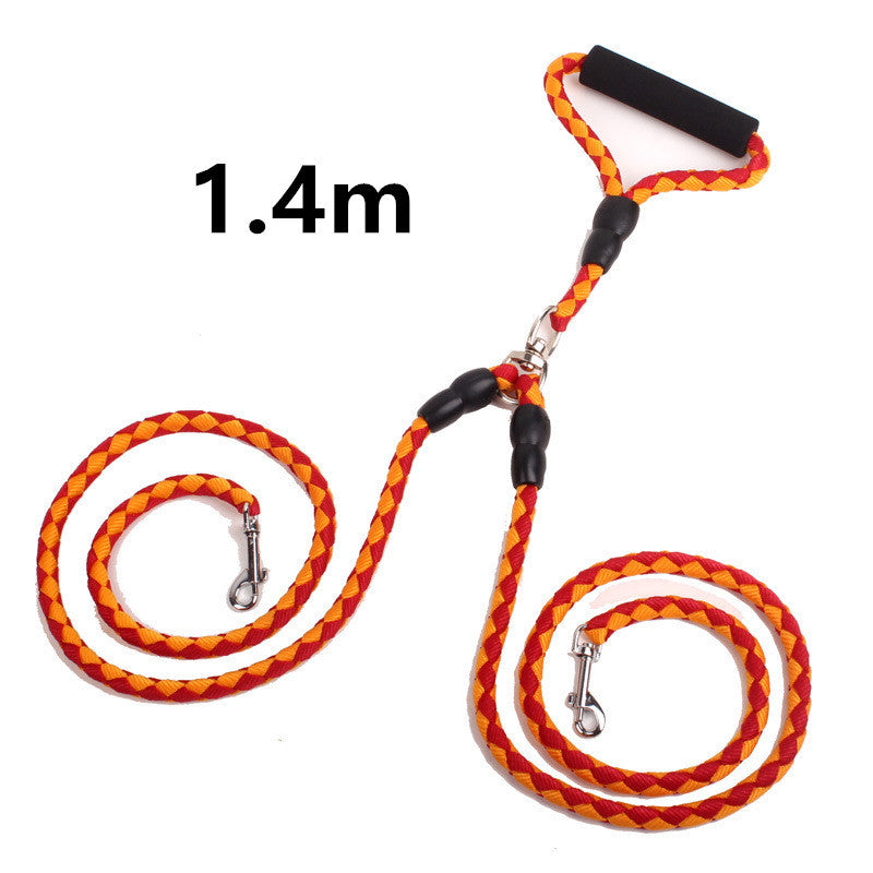 Double-Ended Dog Lead – Training & Walking Pet Leash - 95noo5
