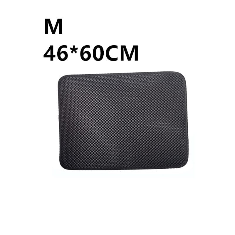 Double Layer Litter Cat Bed Pads Pet Cat Litter Mat Trapping Pets Litter Box Mat Pet Product Bed For Cats House Clean Mat - 95noo5