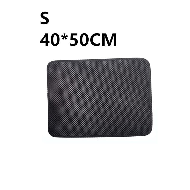 Double Layer Litter Cat Bed Pads Pet Cat Litter Mat Trapping Pets Litter Box Mat Pet Product Bed For Cats House Clean Mat - 95noo5
