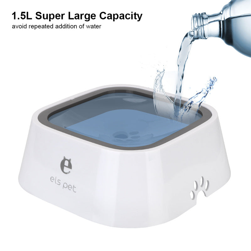 Anti-Spill Pet Water Bowl – Dog & Cat Fountain Slow Water Feeder ABS&PP - 95noo5