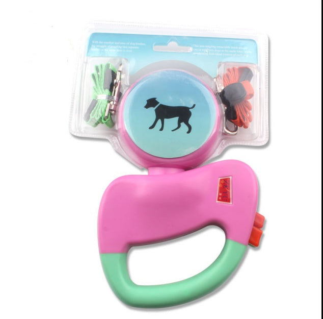 Retractable Dual Pet Dog Walking Leash - 95noo5
