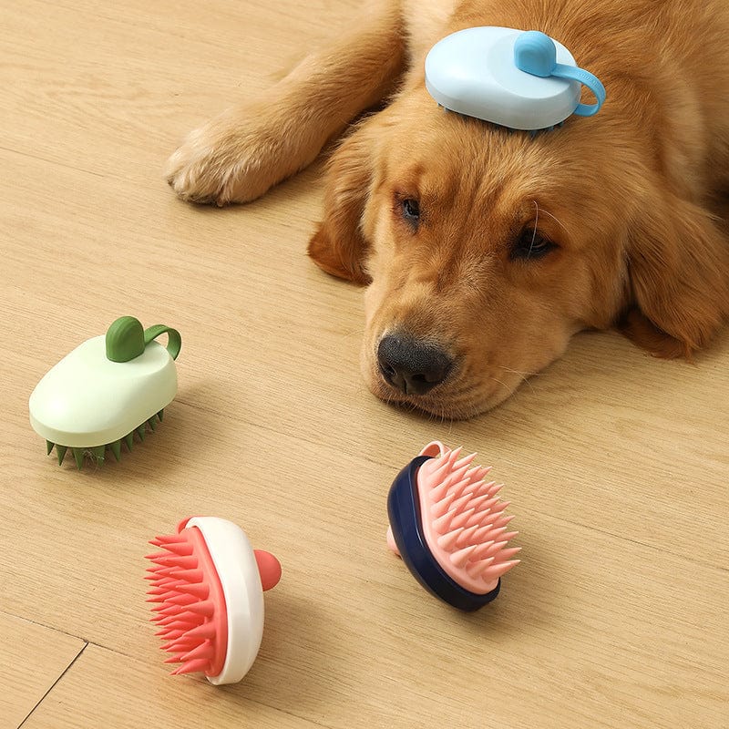 Soft Silicone Pets Hair Remover Comb Handheld Bath Shower Hair Shampoo Massage Brush For Dogs Cats Cleaning Tools Pet Products - 95noo5
