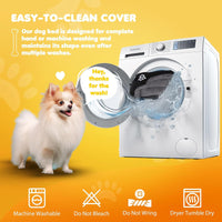 Pet Dog Bed Cat Beds Luxury Soft Washable Puppy Cushion Warm Pet Basket- 90 70CM - 95noo5