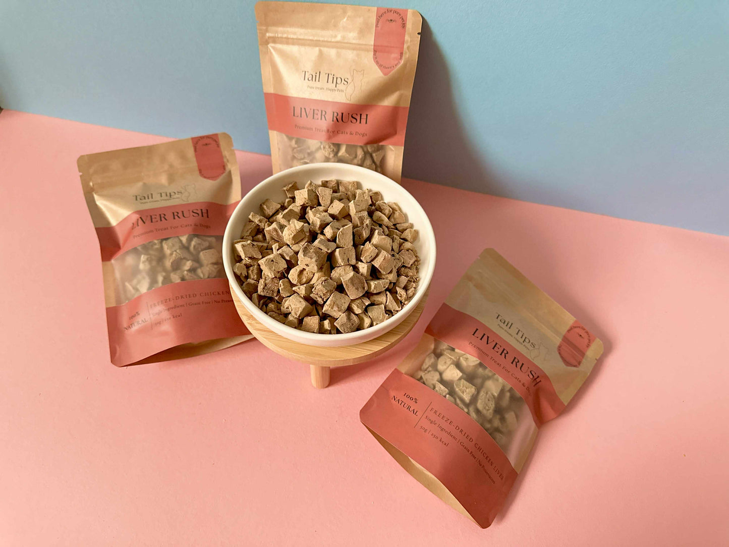 "Liver Rush" 100% Freeze-Dried Chicken Liver- 50g Pouch - 95noo5