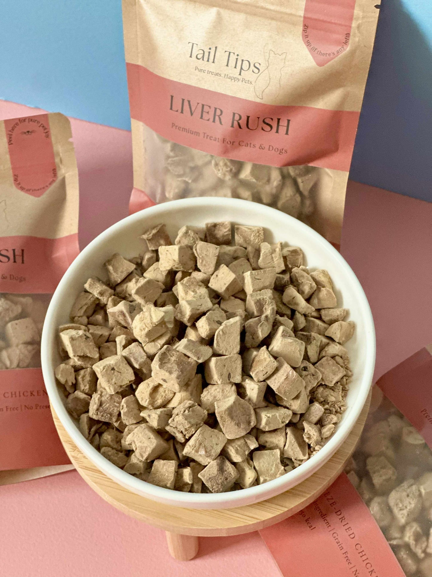 "Liver Rush" 100% Freeze-Dried Chicken Liver- 50g Pouch - 95noo5
