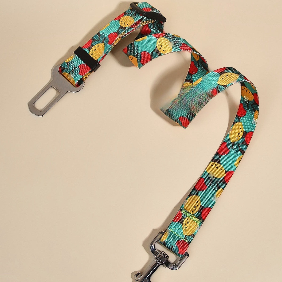New Printed Pet Car Seat Belt Dog Hand Holding Rope Nylon Car Pet Supplies - 95noo5