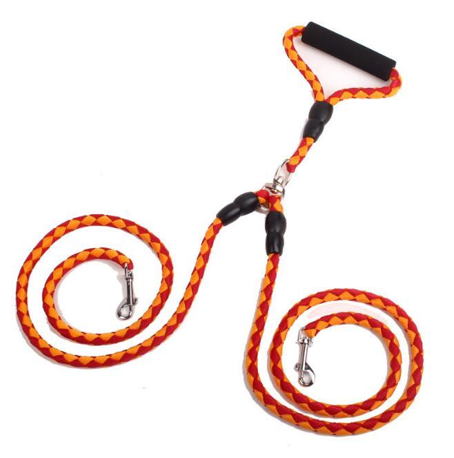 Double-Ended Dog Lead – Training & Walking Pet Leash - 95noo5