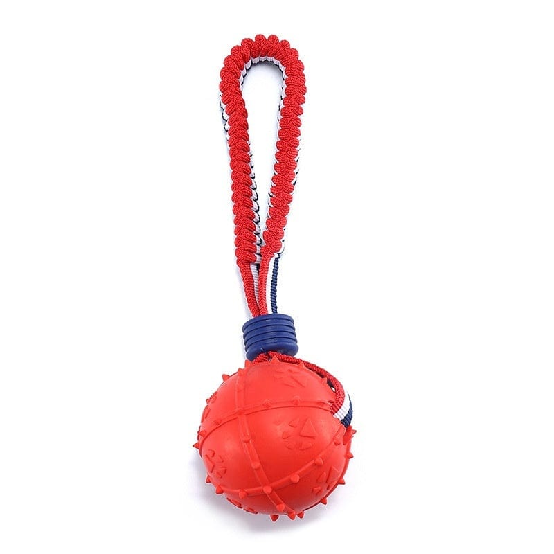 Interactive Dog Toy Ball Interactive Teether With Rope Dog Ball Pet Supplies Chewing Ball Training For Living Room Lake Beach Pets Products - 95noo5