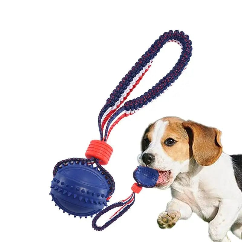 Interactive Dog Toy Ball Interactive Teether With Rope Dog Ball Pet Supplies Chewing Ball Training For Living Room Lake Beach Pets Products - 95noo5