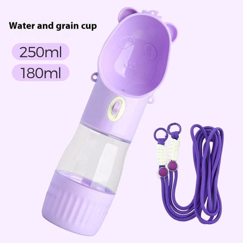 2 In 1 Portable Dog Water Bottle For Small Big Dogs Cat Outdoor - 95noo5