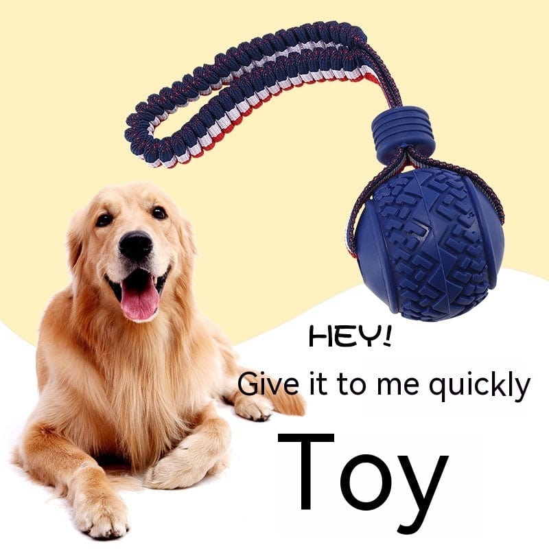 Interactive Dog Toy Ball Interactive Teether With Rope Dog Ball Pet Supplies Chewing Ball Training For Living Room Lake Beach Pets Products - 95noo5