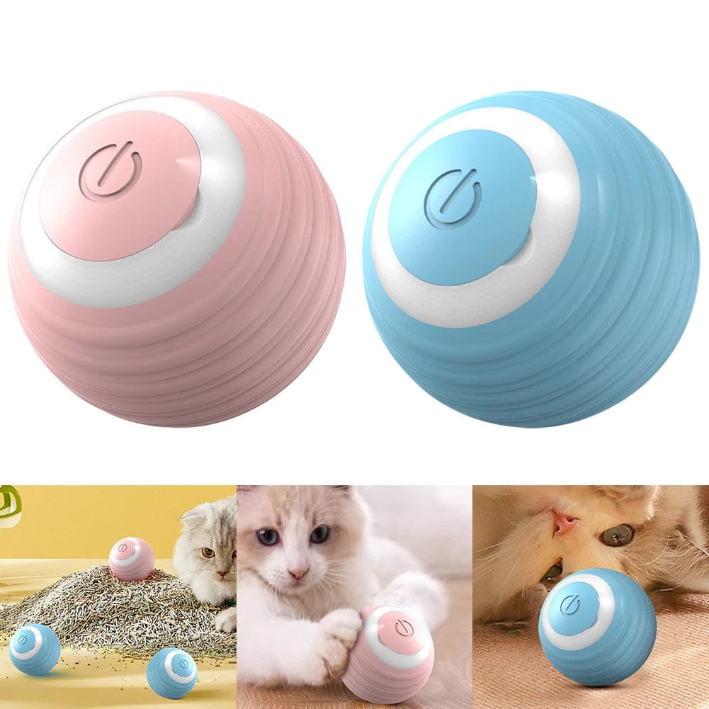 Automatic Moving Bouncing Rolling Ball Smart Cat Toy Ball Self-Moving Kitten Toy For Indoor Cat Kitten - 95noo5