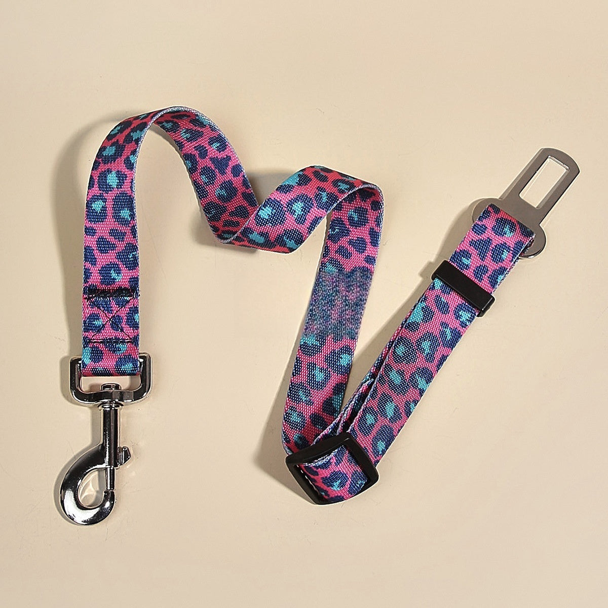 New Printed Pet Car Seat Belt Dog Hand Holding Rope Nylon Car Pet Supplies - 95noo5