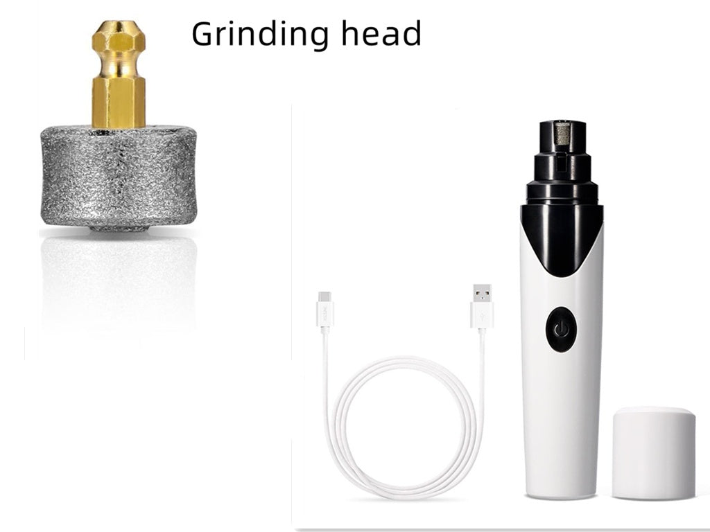 USB Rechargeable Pet Nail Grinder – Quiet Electric Dog & Cat Clipper - 95noo5