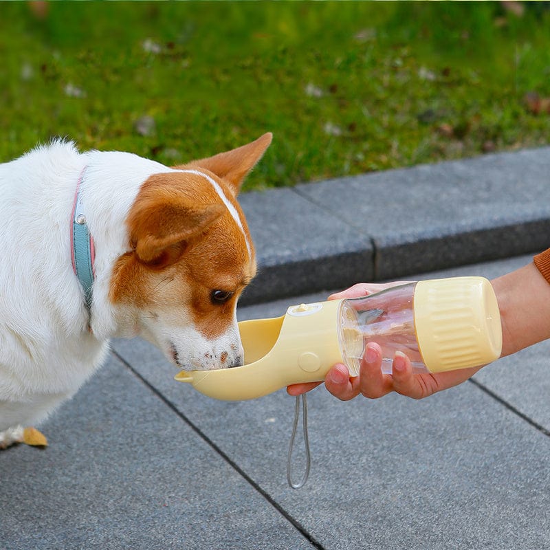 2 In 1 Portable Dog Water Bottle For Small Big Dogs Cat Outdoor - 95noo5