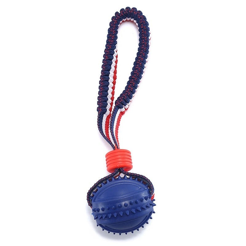 Interactive Dog Toy Ball Interactive Teether With Rope Dog Ball Pet Supplies Chewing Ball Training For Living Room Lake Beach Pets Products - 95noo5