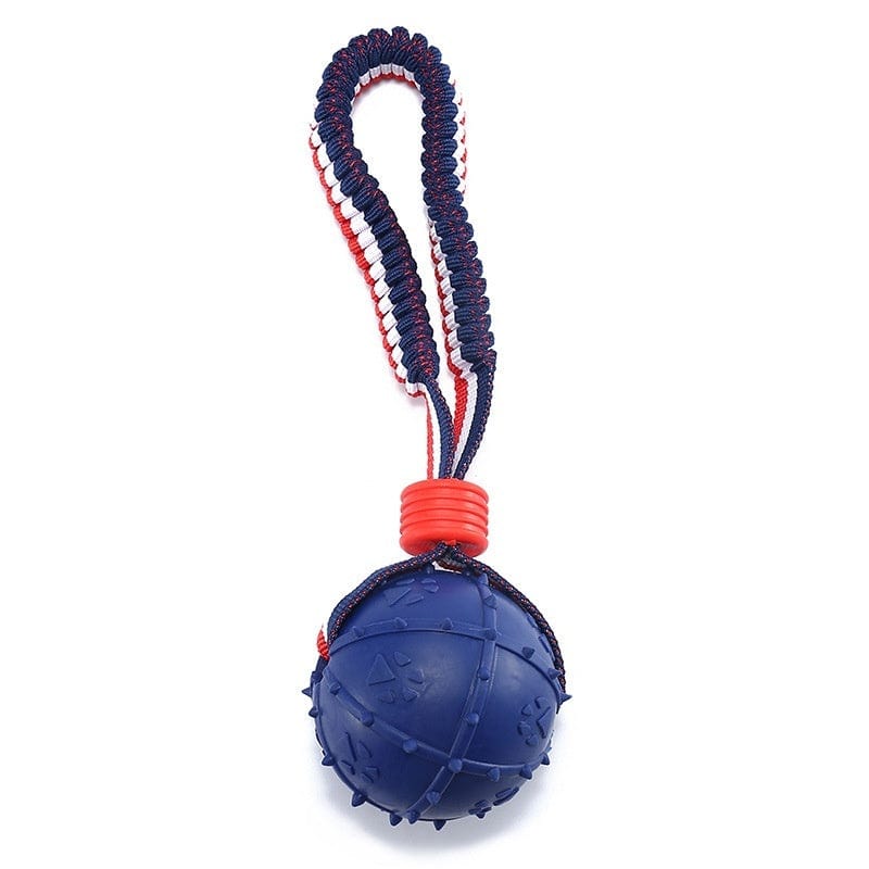 Interactive Dog Toy Ball Interactive Teether With Rope Dog Ball Pet Supplies Chewing Ball Training For Living Room Lake Beach Pets Products - 95noo5