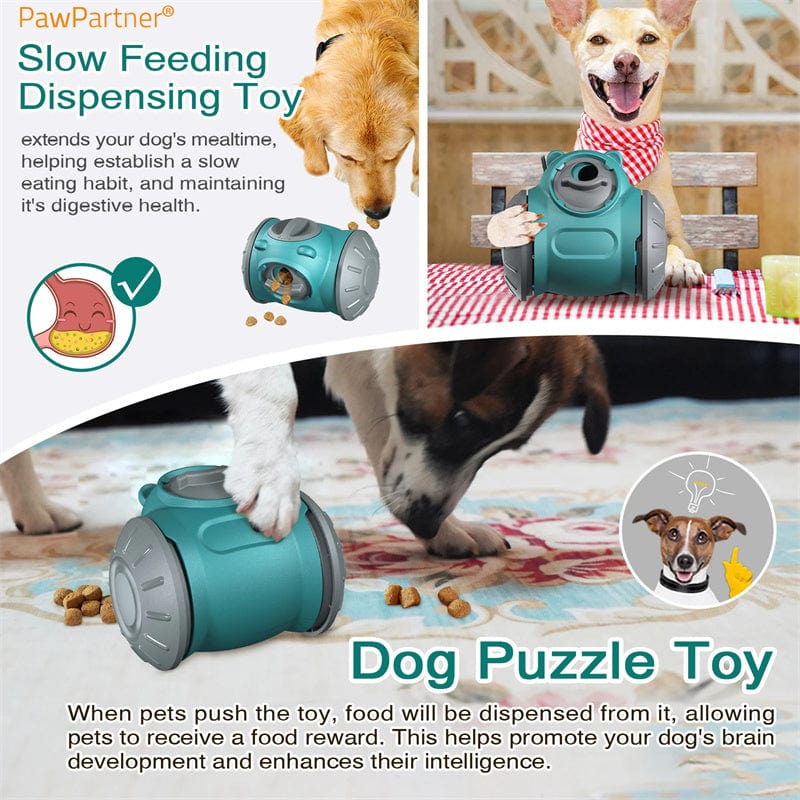 Dog Tumbler Toys Increases Pet IQ Interactive Slow Feeder For Small Medium Dogs Cat Training Balance Car Feeder Pet Toy Pet Products - 95noo5