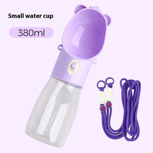 2 In 1 Portable Dog Water Bottle For Small Big Dogs Cat Outdoor - 95noo5
