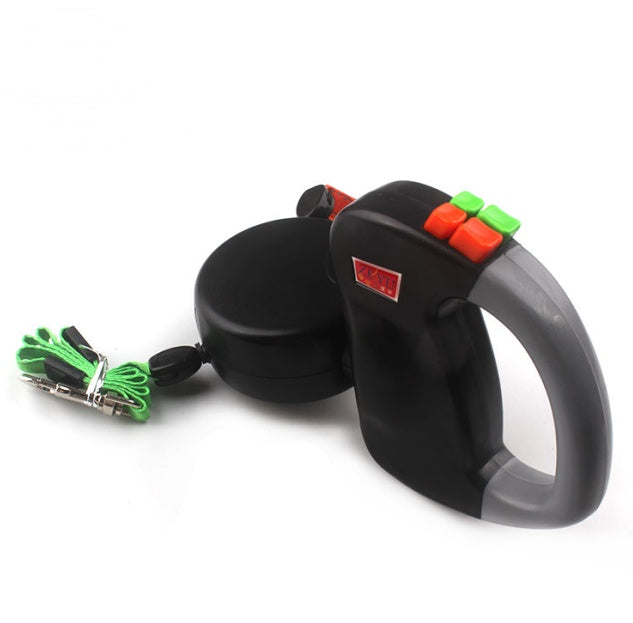 Retractable Dual Pet Dog Walking Leash - 95noo5