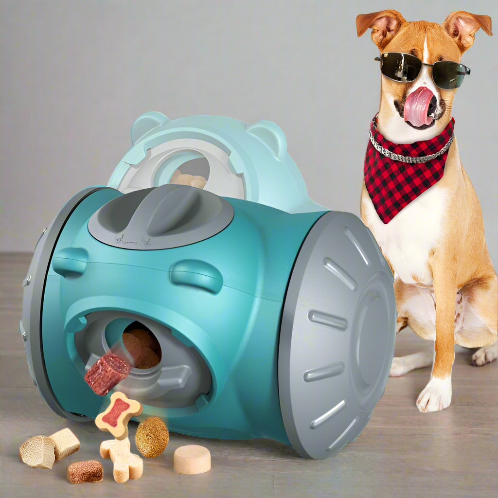 Pet Tumbler Toy – Slow Feeder for Dogs & Cats, Improves IQ & Balance - 95noo5