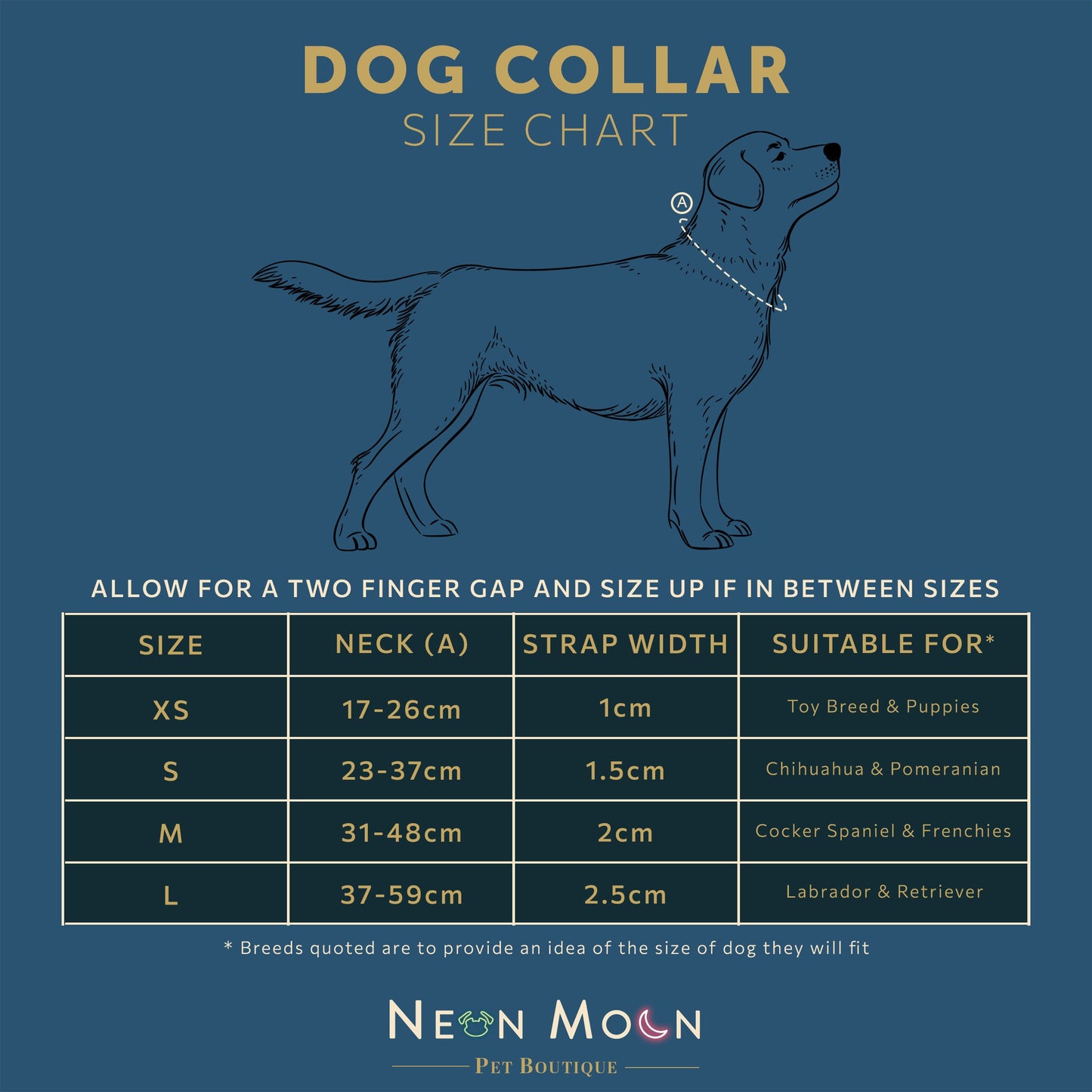 The Luna Dog Collar - 95noo5