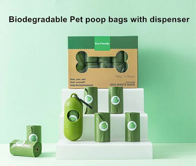Biodegradable Dog Poo Bags Scented Pet Poo Waste Bags Degradable Garbage Bag - 95noo5
