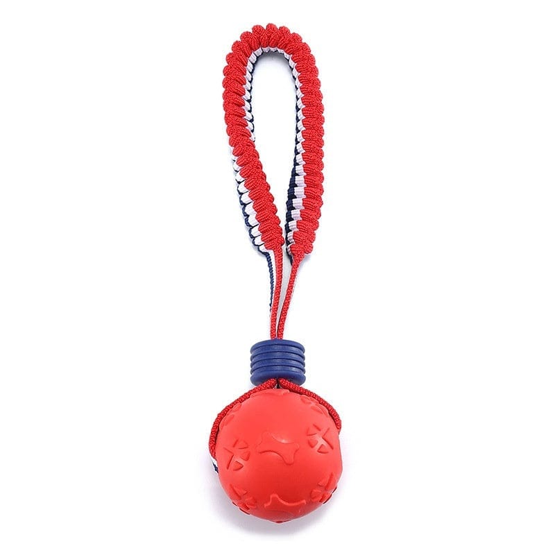 Interactive Dog Toy Ball Interactive Teether With Rope Dog Ball Pet Supplies Chewing Ball Training For Living Room Lake Beach Pets Products - 95noo5