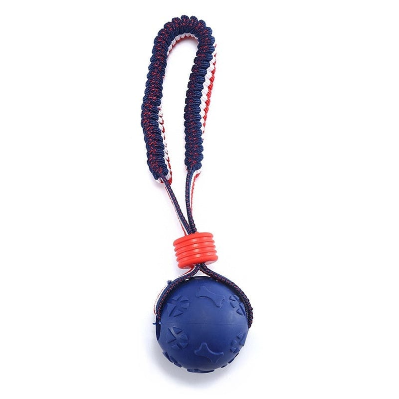 Interactive Dog Toy Ball Interactive Teether With Rope Dog Ball Pet Supplies Chewing Ball Training For Living Room Lake Beach Pets Products - 95noo5