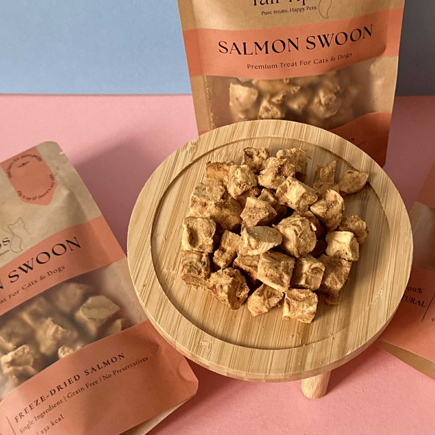 "Salmon Swoon" 100% Freeze-Dried Salmon- 40g Pouch - 95noo5