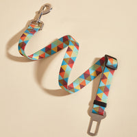 New Printed Pet Car Seat Belt Dog Hand Holding Rope Nylon Car Pet Supplies - 95noo5