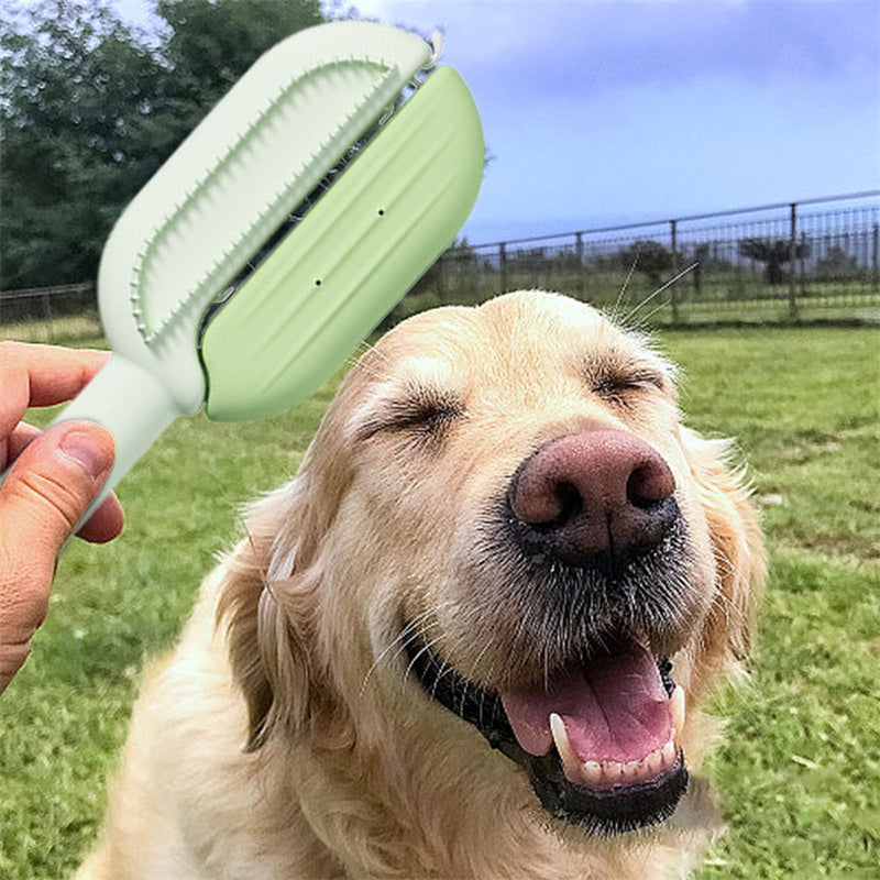 3 In 1 Self-Cleaning Massage Combs Floating Hair Removal Brush Pets Grooming Brush With Water Tank Pet Products - 95noo5