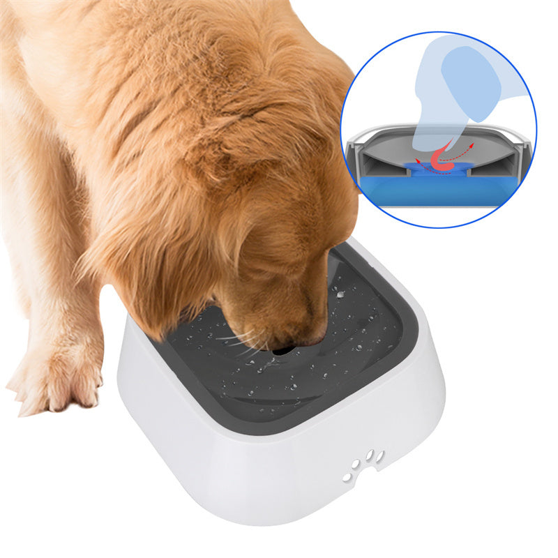 Anti-Spill Pet Water Bowl – Dog & Cat Fountain Slow Water Feeder ABS&PP - 95noo5