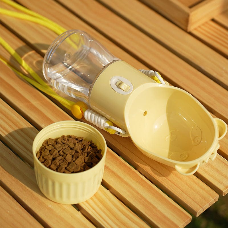 2 In 1 Portable Dog Water Bottle For Small Big Dogs Cat Outdoor - 95noo5