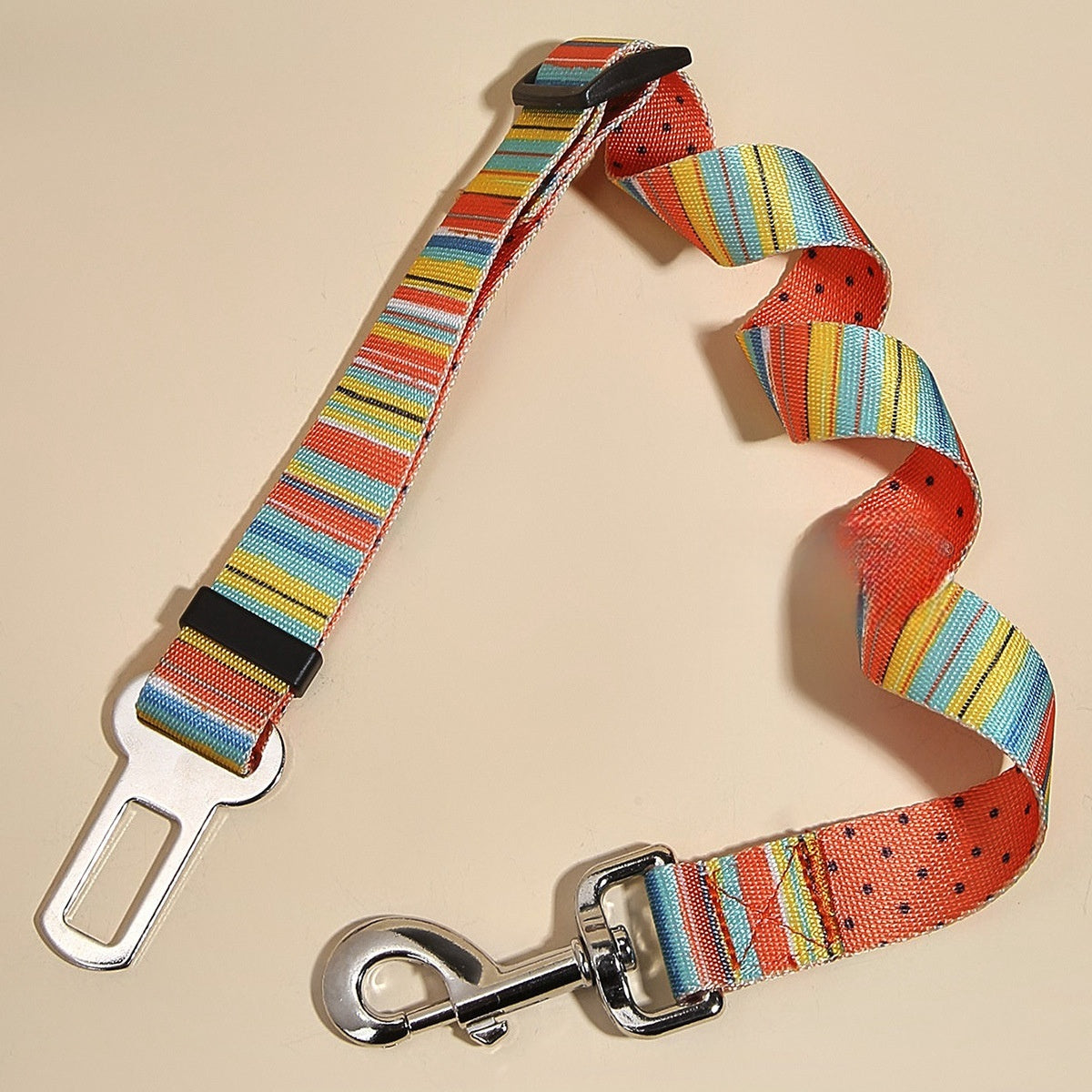 New Printed Pet Car Seat Belt Dog Hand Holding Rope Nylon Car Pet Supplies - 95noo5