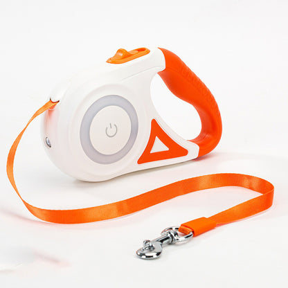 Dog Leash Retractable Leash And Dog Collar Spotlight Automatic Pet Dog Cat Traction Rope For Small Medium Dogs Pet Product - 95noo5