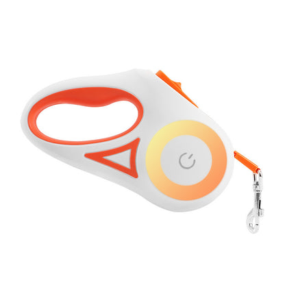 Dog Leash Retractable Leash And Dog Collar Spotlight Automatic Pet Dog Cat Traction Rope For Small Medium Dogs Pet Product - 95noo5