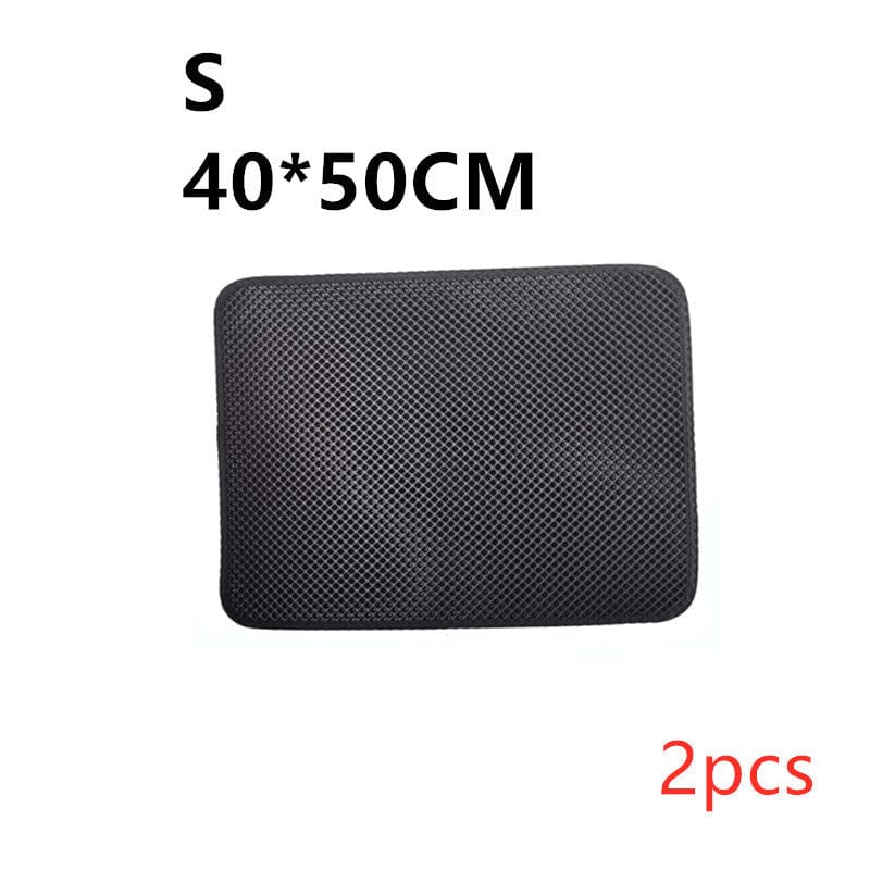 Double Layer Litter Cat Bed Pads Pet Cat Litter Mat Trapping Pets Litter Box Mat Pet Product Bed For Cats House Clean Mat - 95noo5