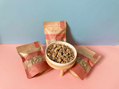 "Liver Rush" 100% Freeze-Dried Chicken Liver- 50g Pouch - 95noo5