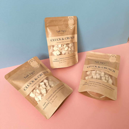 "Cluck & Crunch" 100% Freeze-Dried Chicken- 50g Pouch - 95noo5