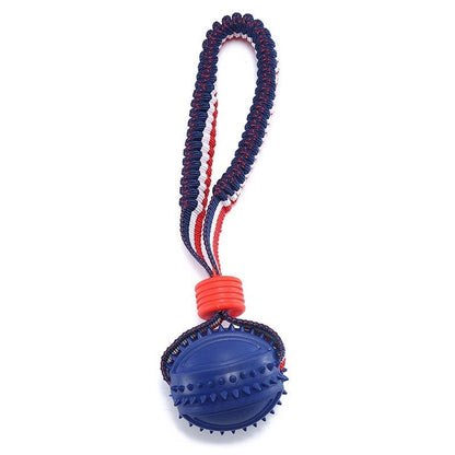Interactive Dog Toy Ball Interactive Teether With Rope Dog Ball Pet Supplies Chewing Ball Training For Living Room Lake Beach Pets Products - 95noo5