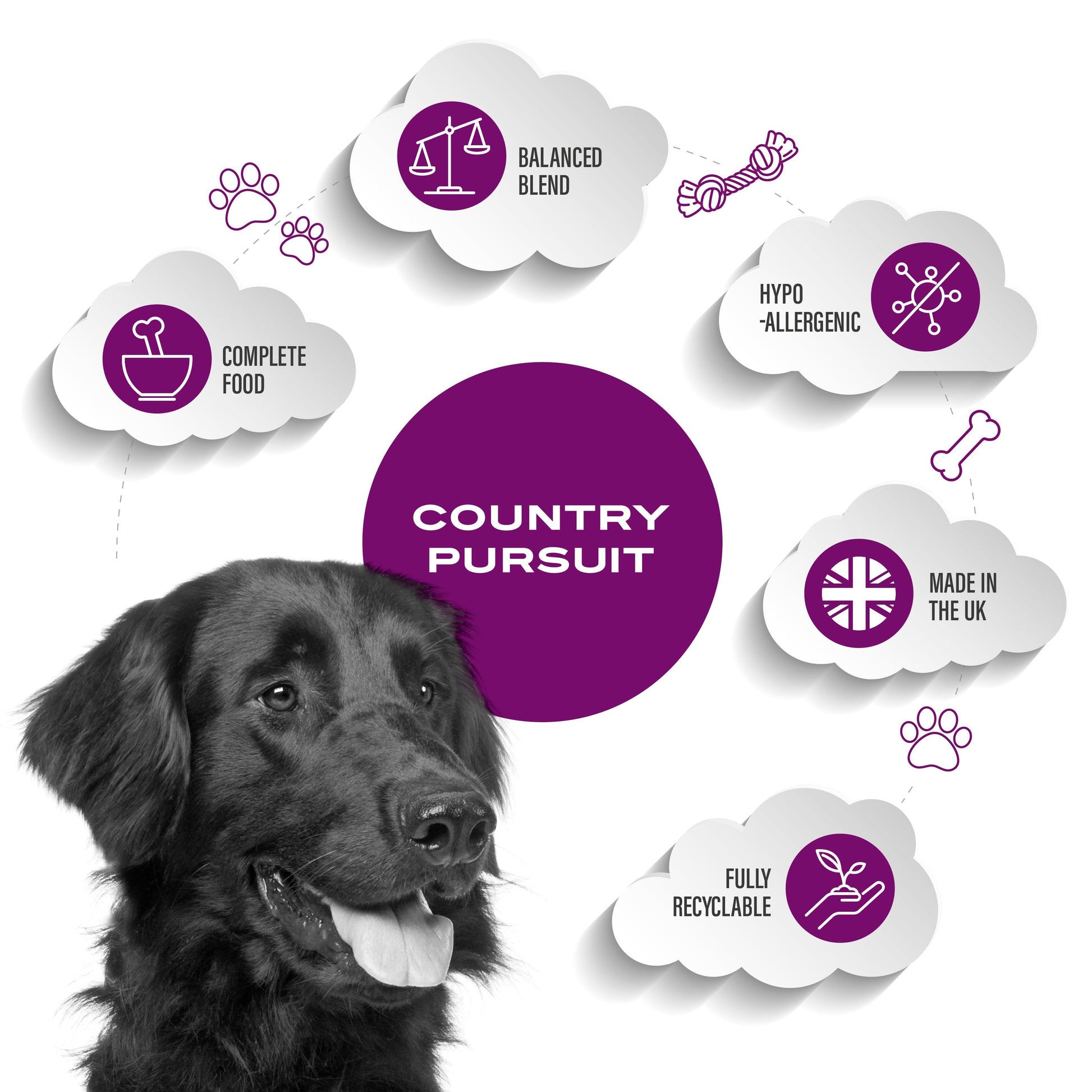 Country Pursuit Lamb, Rice & Tripe - Premium Range - 95noo5