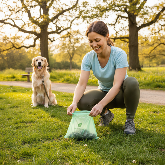 Biodegradable Dog Poo Bags Scented Pet Poo Waste Bags Degradable Garbage Bag - 95noo5