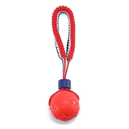 Interactive Dog Toy Ball Interactive Teether With Rope Dog Ball Pet Supplies Chewing Ball Training For Living Room Lake Beach Pets Products - 95noo5