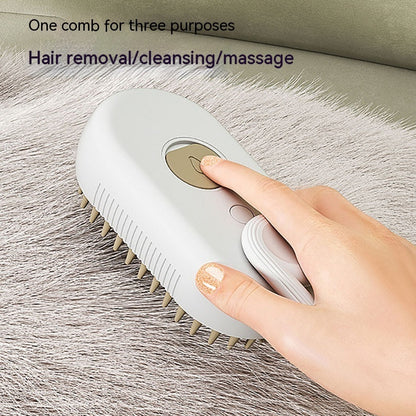 Cat Steam Brush Steamy Dog Brush 3 In 1 Electric Spray Cat Hair Brushes For Massage Pet Grooming Comb Hair Removal Combs Pet Products - 95noo5