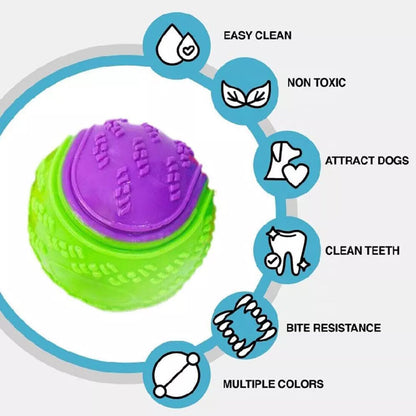 Scooby-Doo Durable Squeaky Set Of 8 Dog Balls For Teeth Cleaning Interactive UK - 95noo5