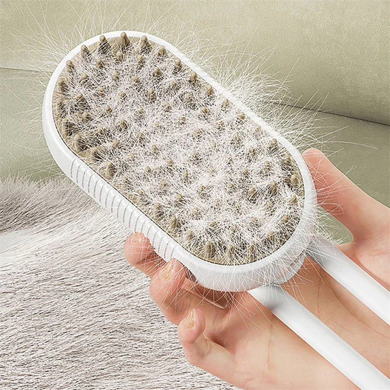 Cat Steam Brush Steamy Dog Brush 3 In 1 Electric Spray Cat Hair Brushes For Massage Pet Grooming Comb Hair Removal Combs Pet Products - 95noo5