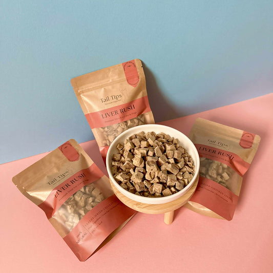 "Liver Rush" 100% Freeze-Dried Chicken Liver- 50g Pouch - 95noo5